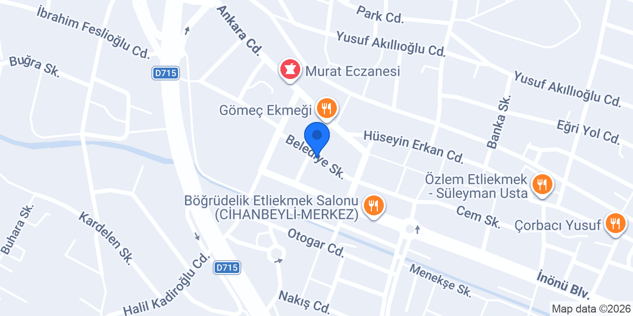 Böğrüdelik Veteriner Kliniği konumu