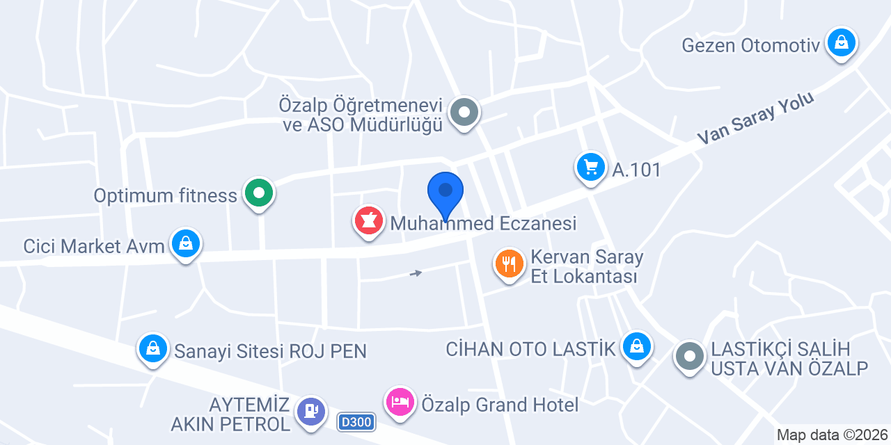 Özalp Kaymakamlığı konumu