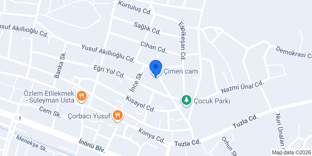 Çimen cam konumu