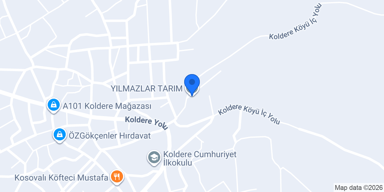 YILMAZLAR TARIM konumu