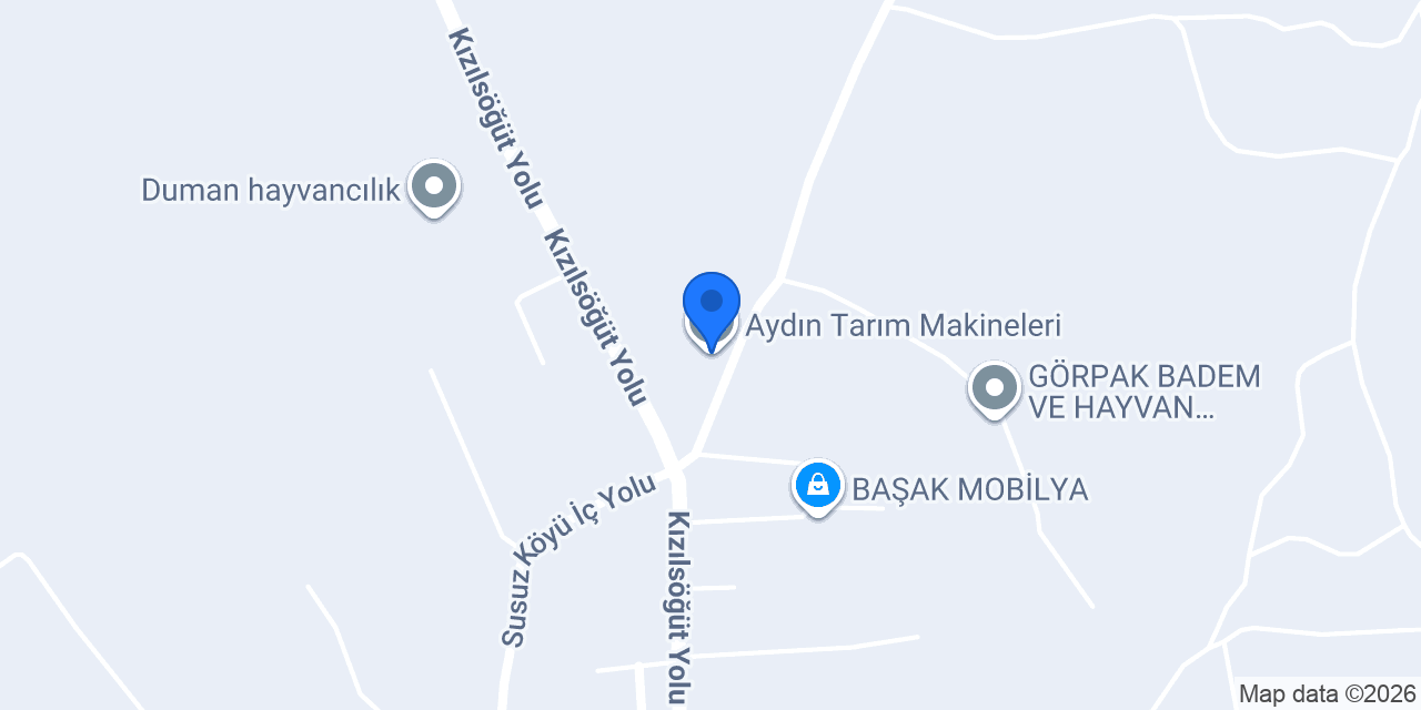 Aydın Tarım Makineleri konumu