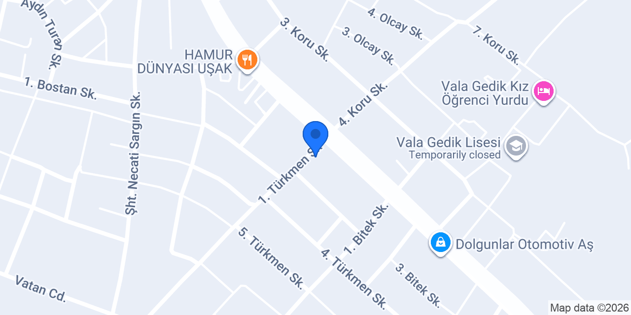 Uçar Tel Örgü konumu