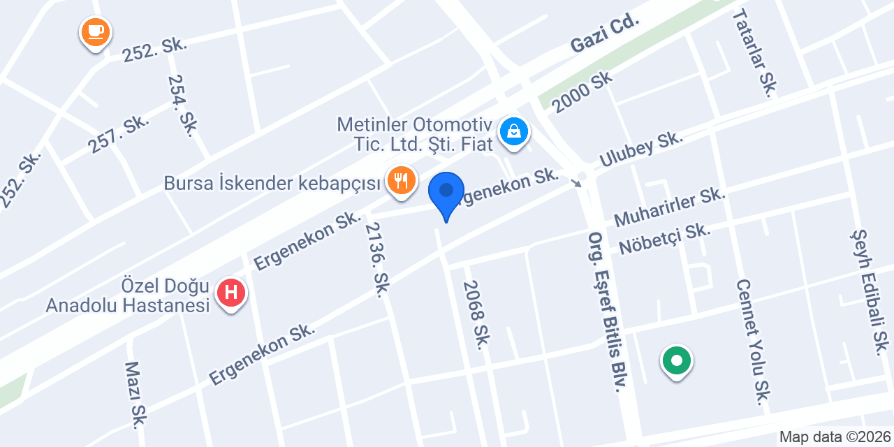 Planaks Mühendislik konumu