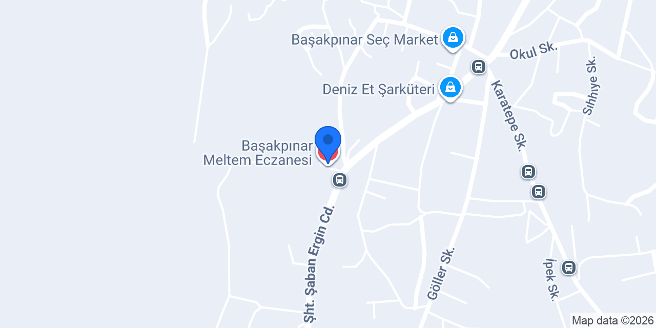 Başakpınar Meltem Eczanesi konumu