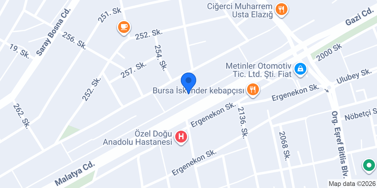 Tatlı Durağı konumu