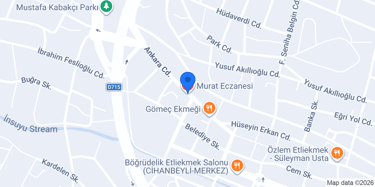 Murat Eczanesi konumu