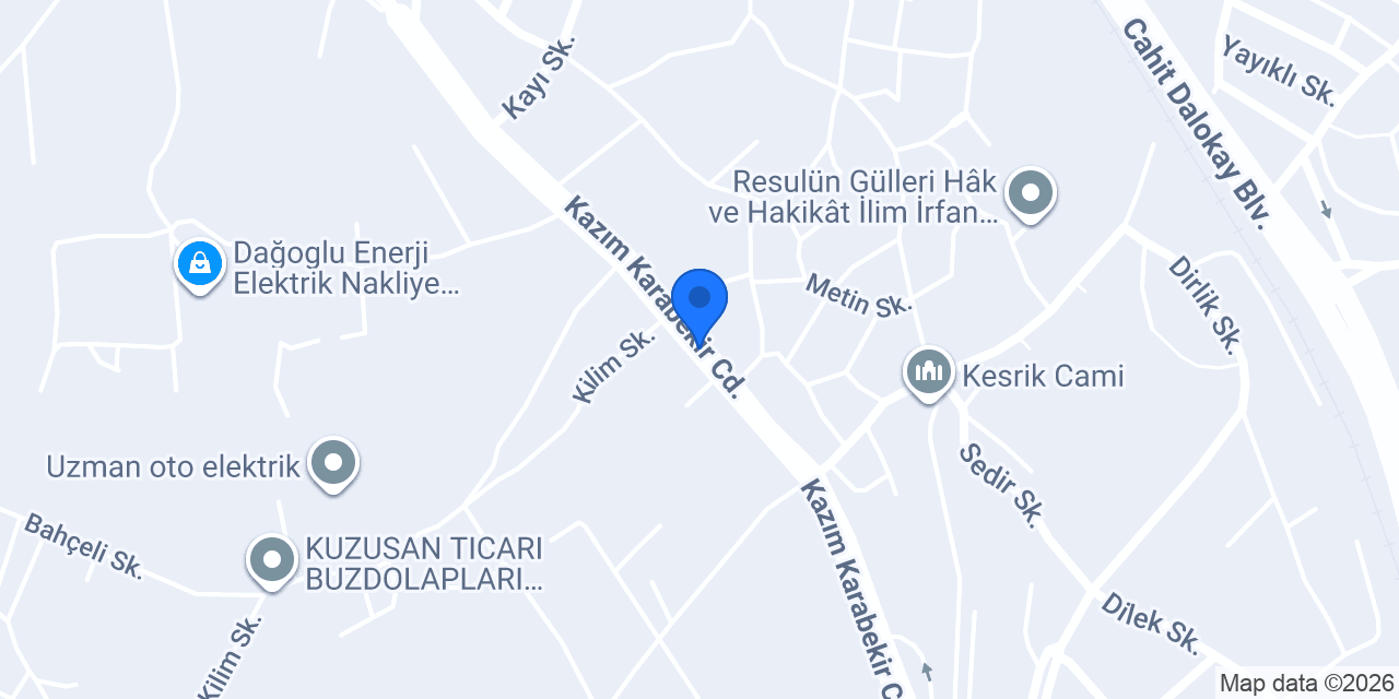 Kızılay Anaokulu konumu