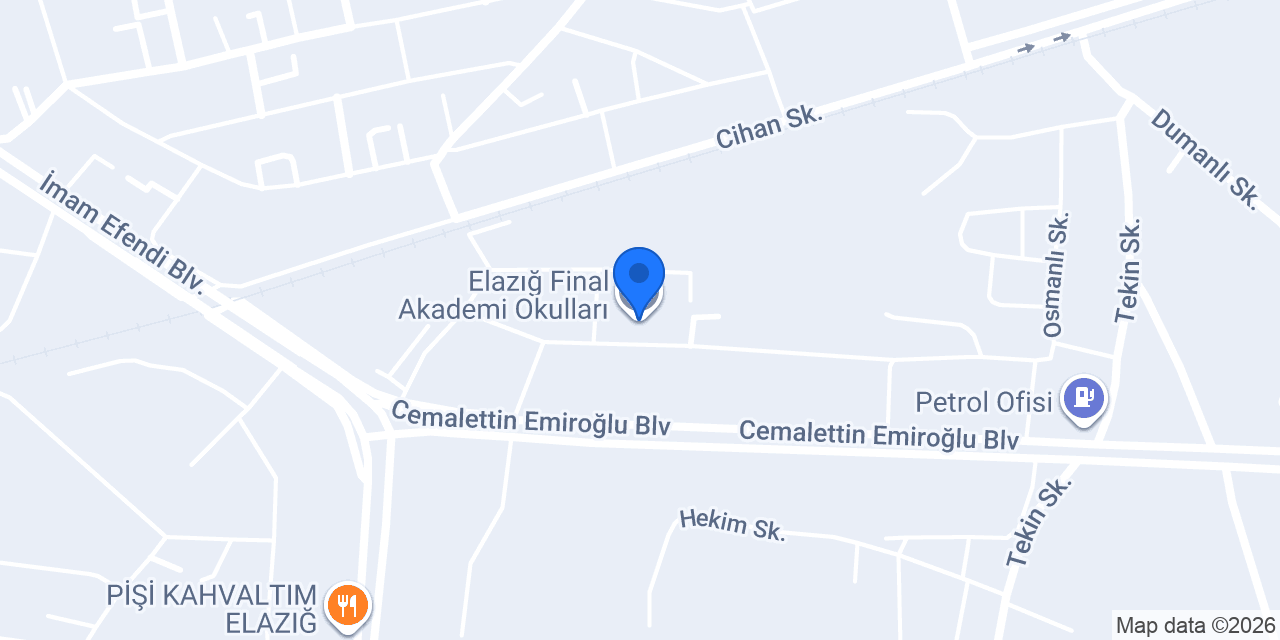 Elazığ Final Akademi Okulları konumu