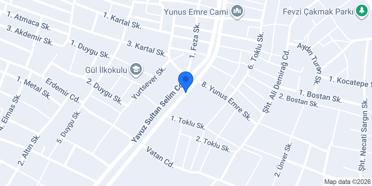 Uşak Toptan Satış konumu