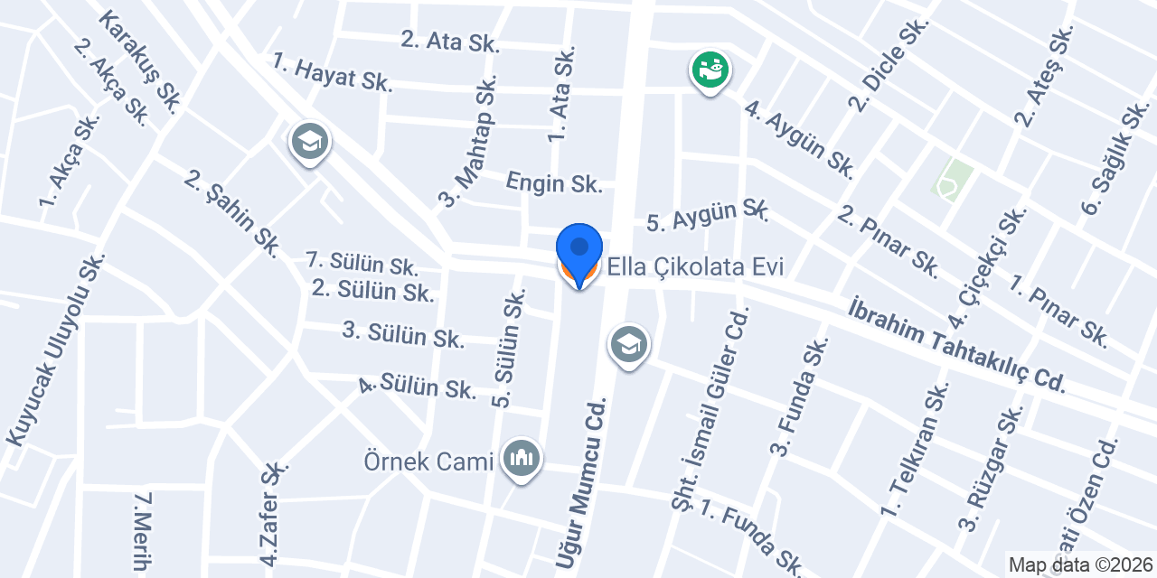 Ella Çikolata Evi konumu
