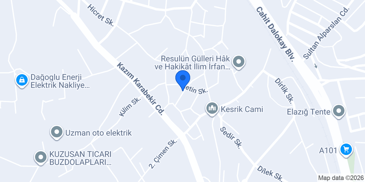 Kızılay Sağlık Ocağı konumu