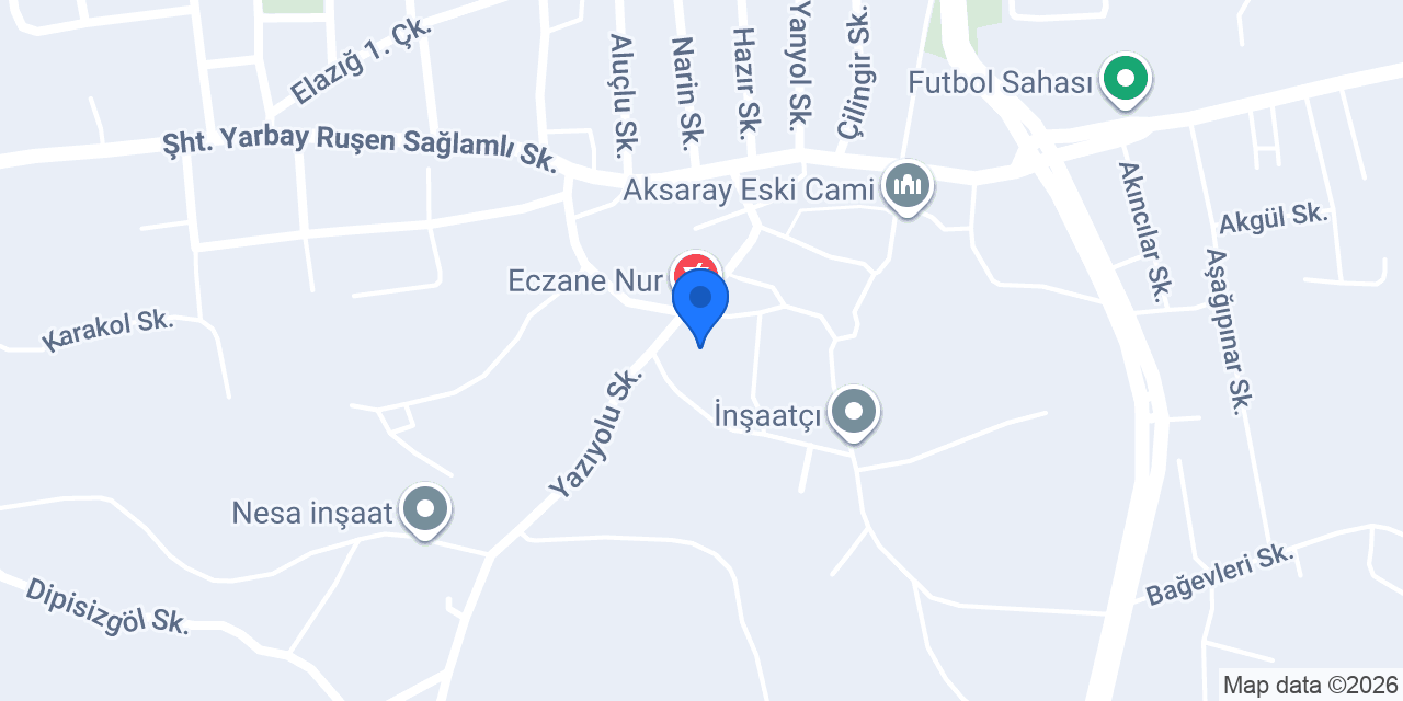 Aksaray Aile Sağlığı Merkezi konumu