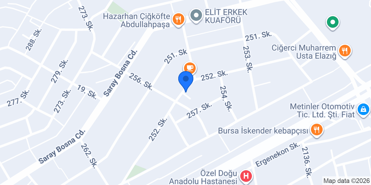 Serda Spor konumu