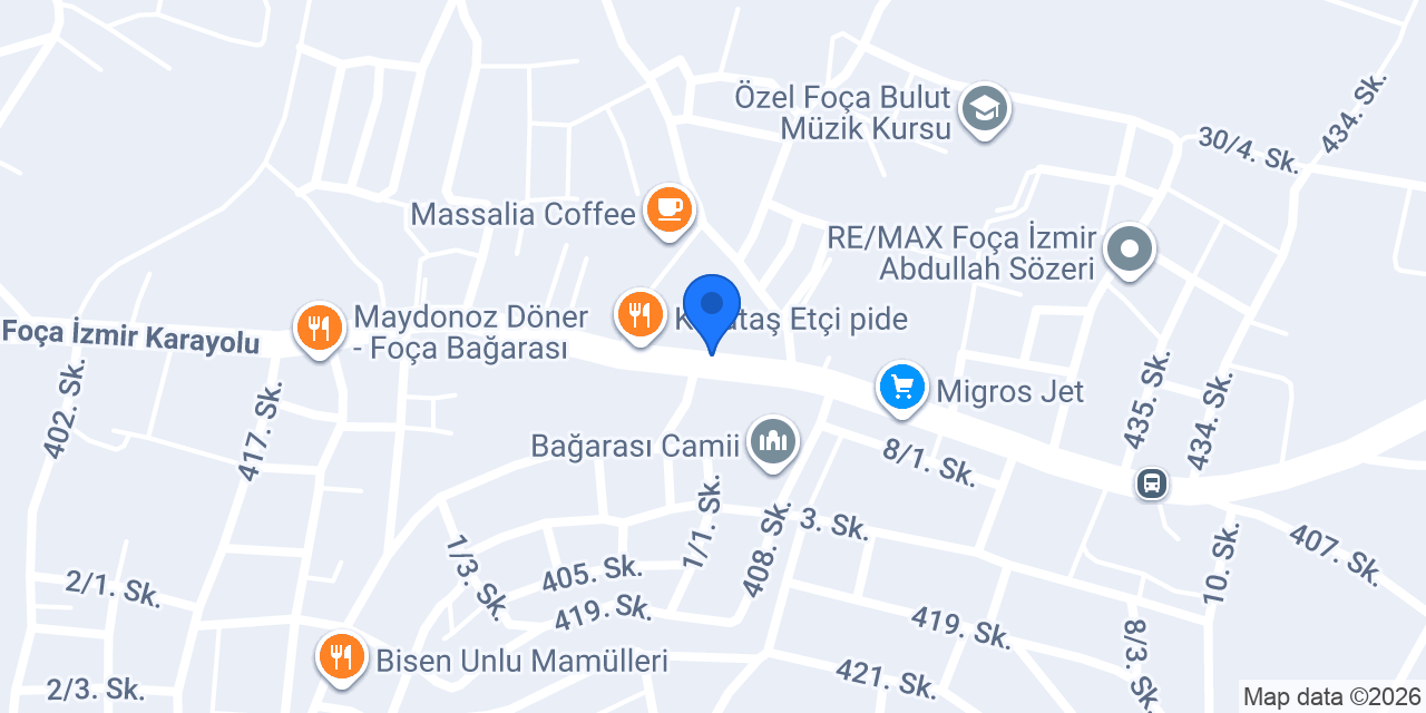 Komagene Bağarası konumu