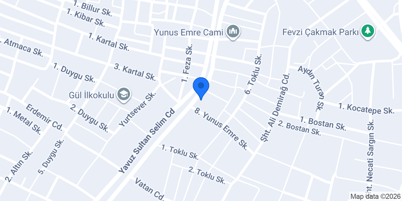 Lavinia Unlu Mamülleri konumu