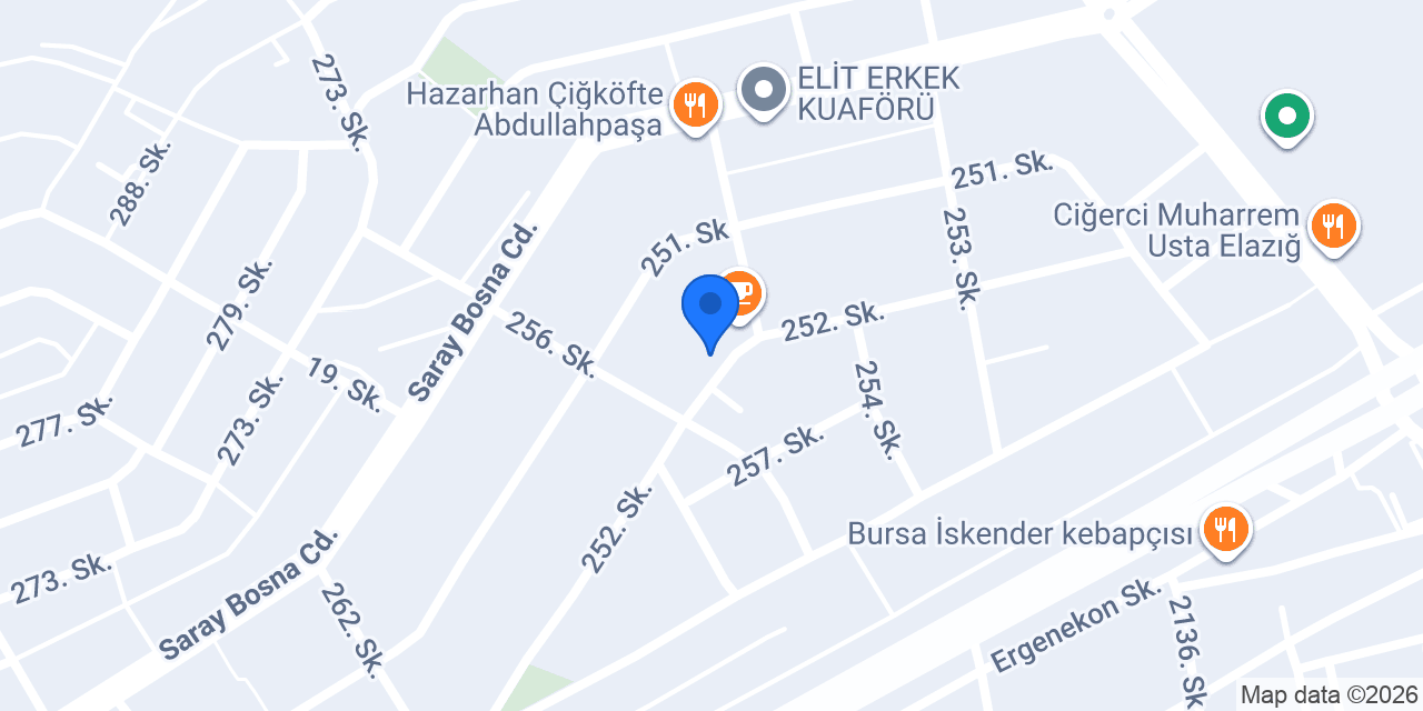 Efza Dikiş Atölyesi konumu