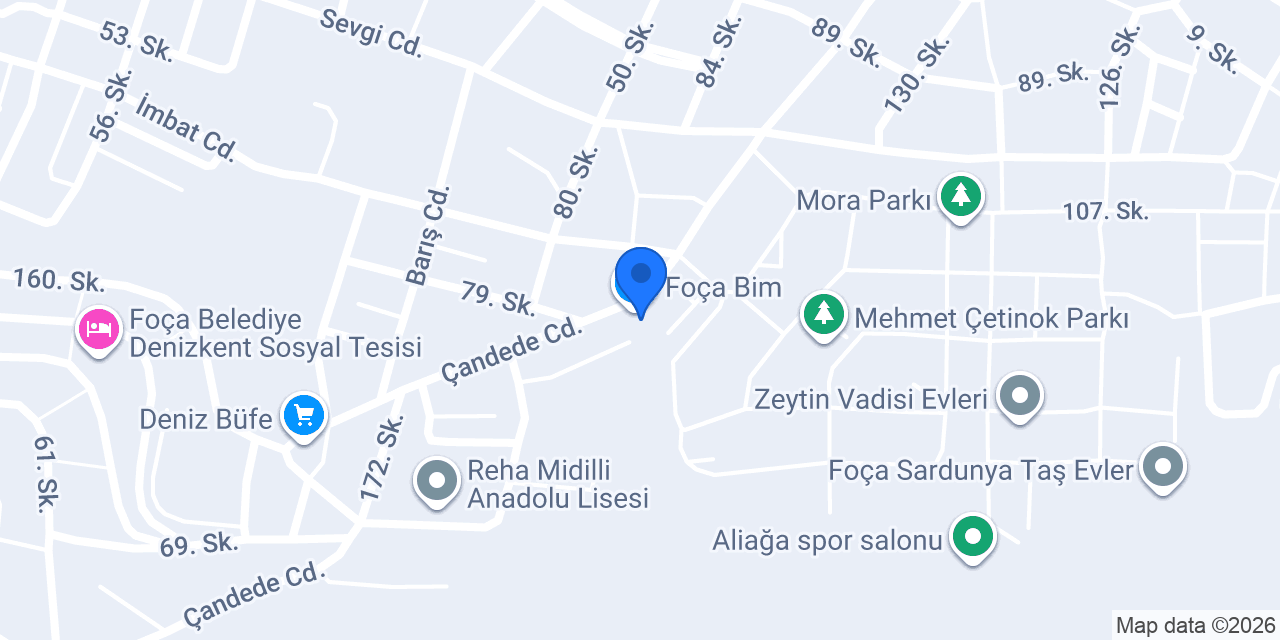 Zeytince Apart Foça konumu