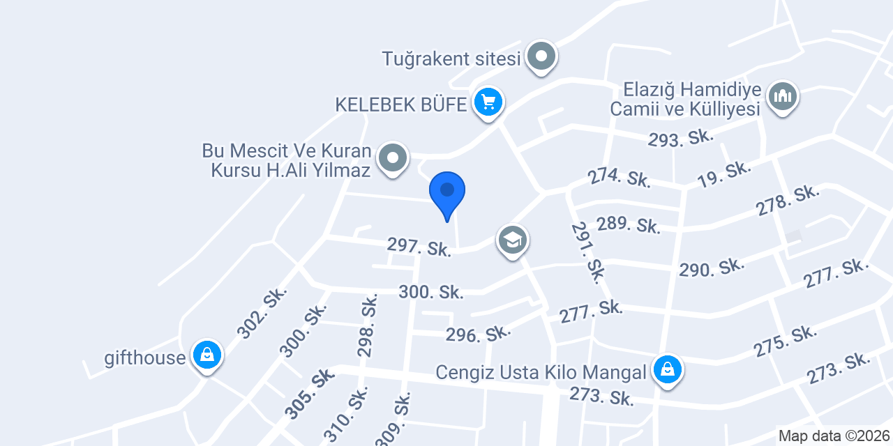 RHYME STUDİO ELAZIĞ konumu