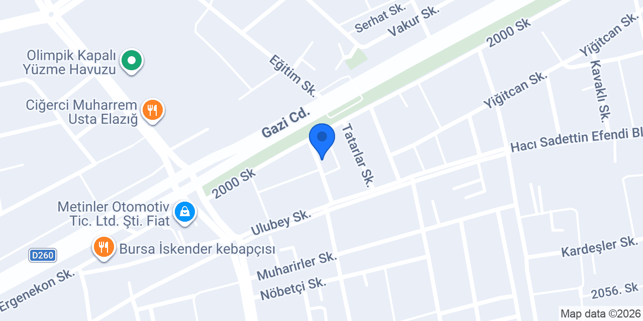 Carmen Dans Atölyesi konumu