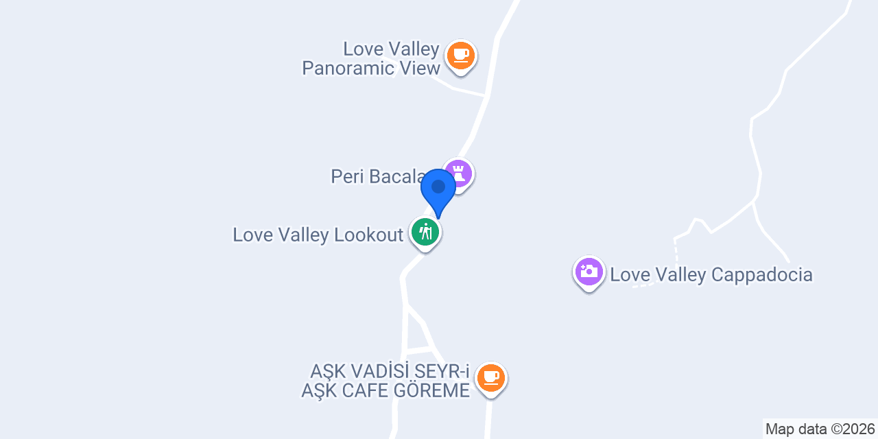 Aşk Vadisi Salıncak Cafe konumu