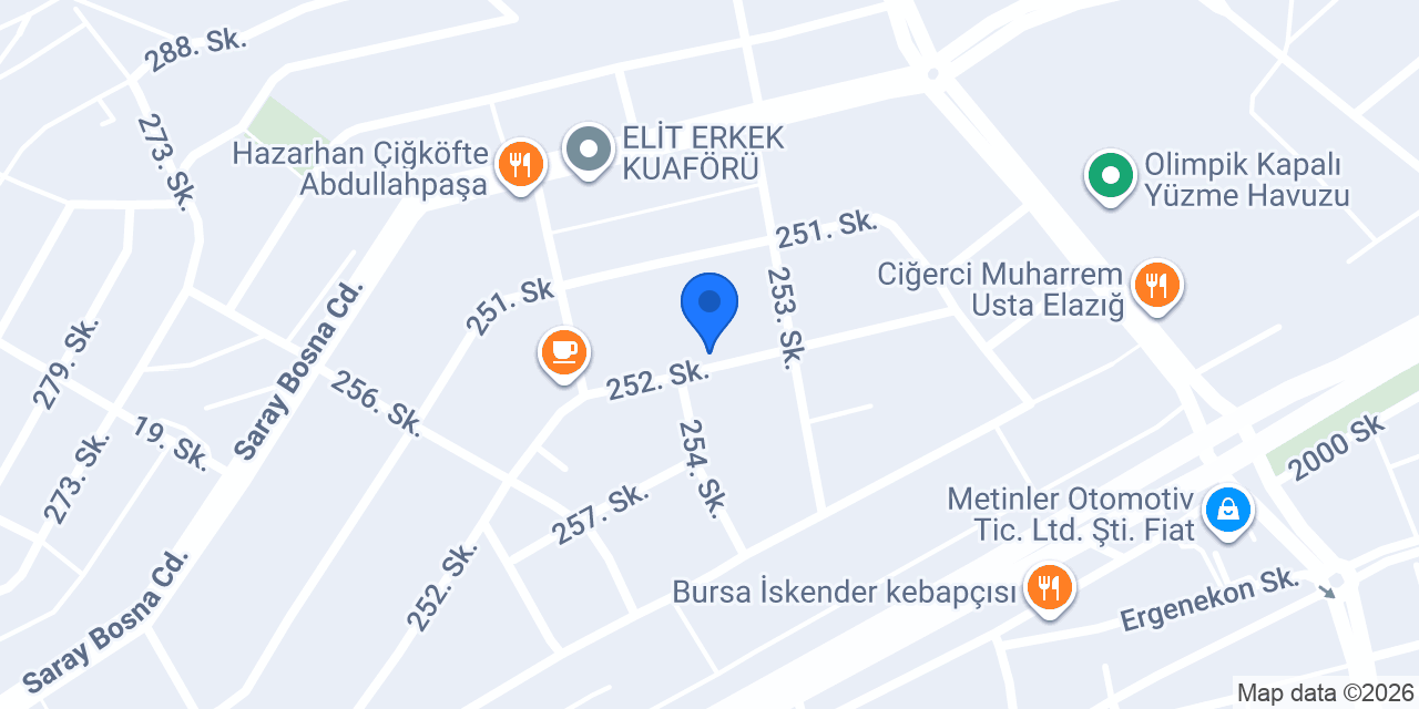 Hazar yapı pvc konumu