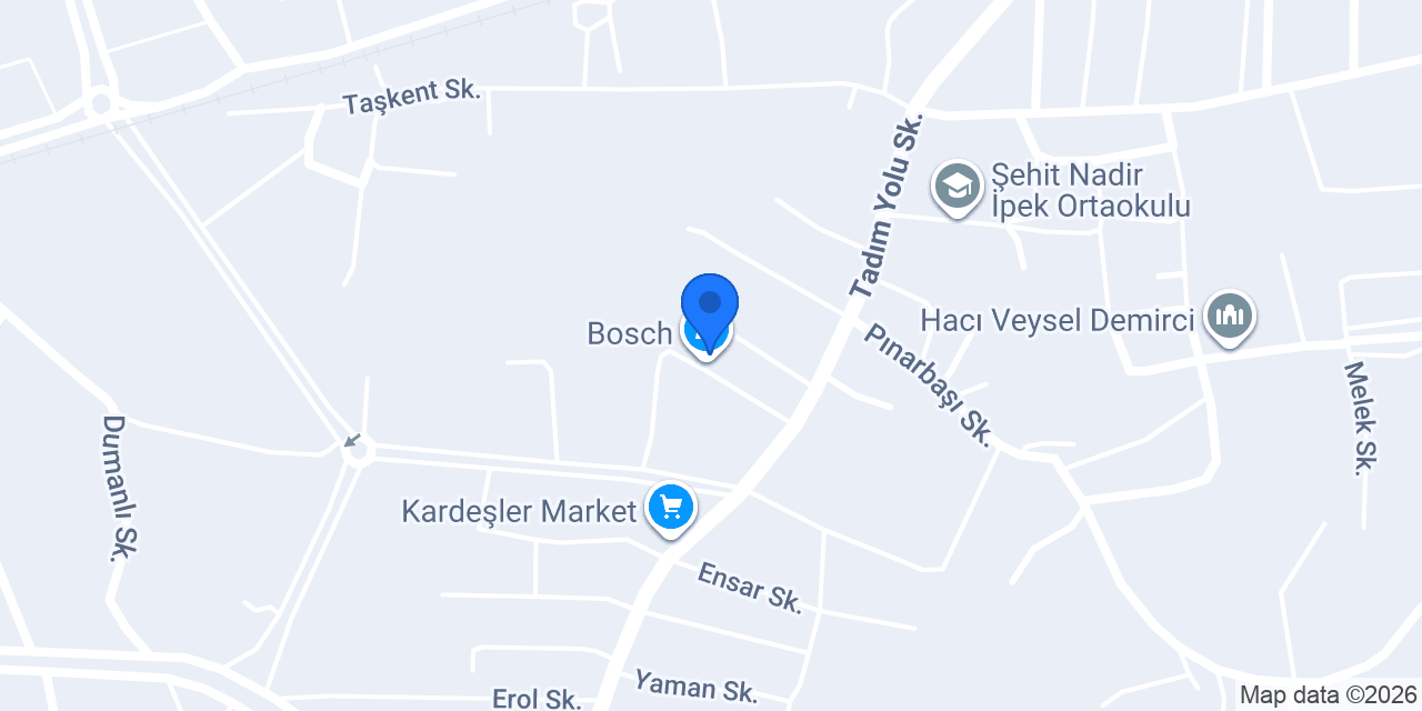 Bosch konumu