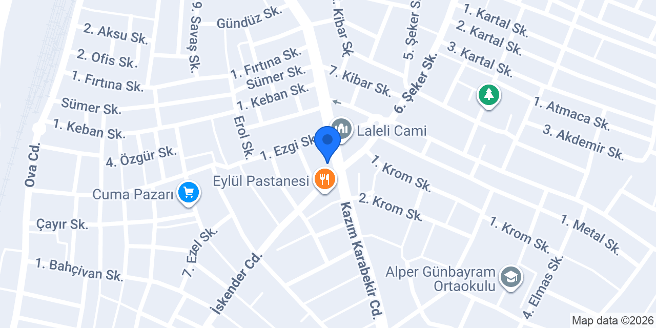 MYC Yapı Market konumu