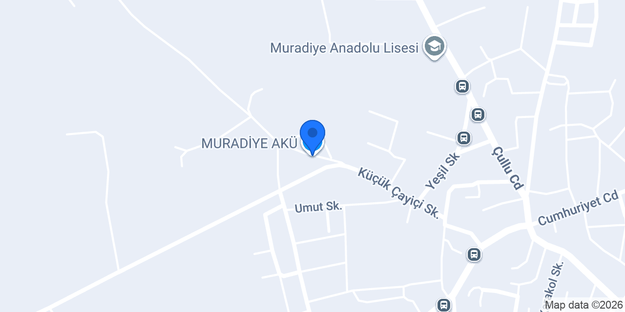 MURADİYE AKÜ konumu