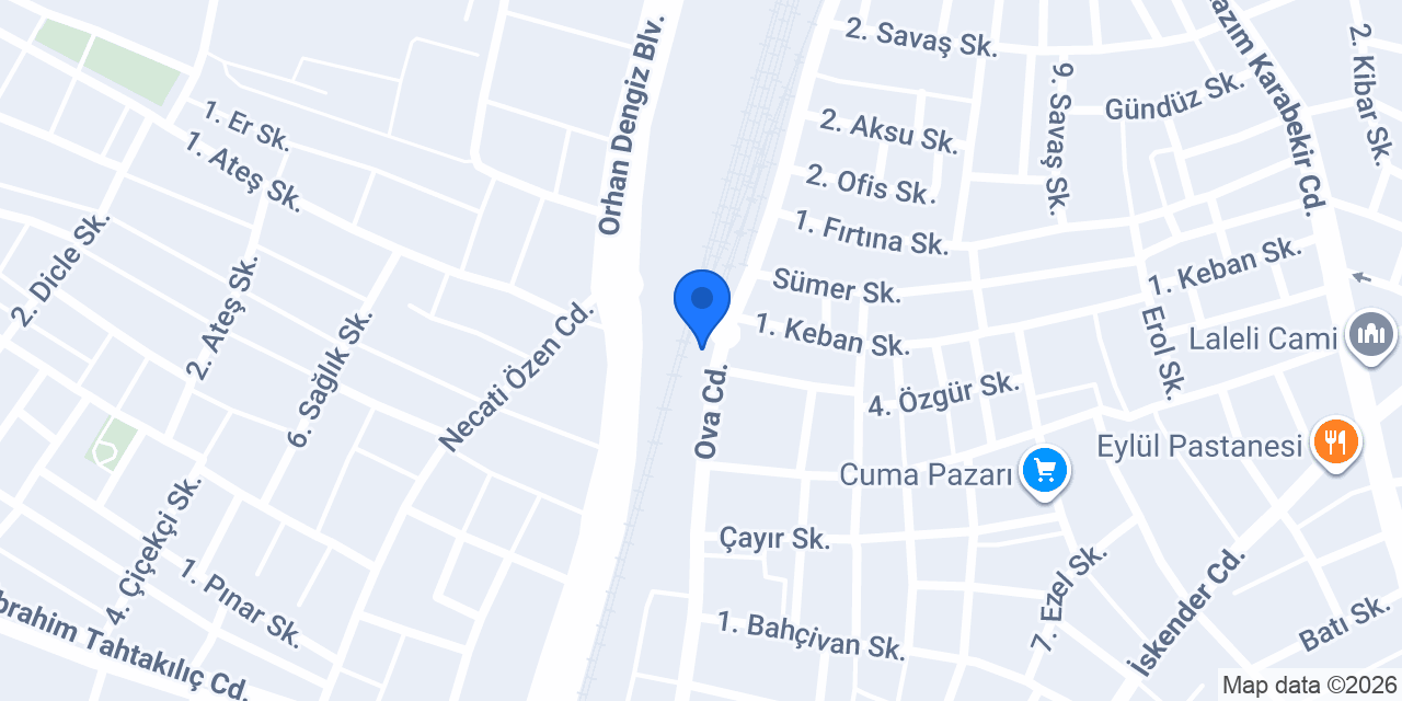 Betül Eczanesi konumu