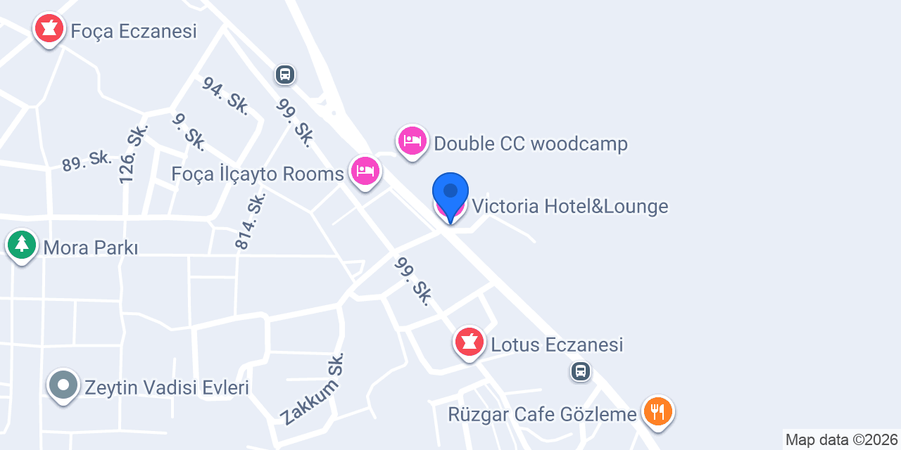Victoria Hotel&Lounge konumu