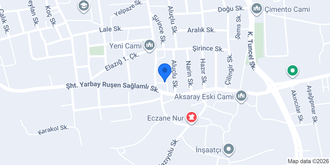 Elazığda Taksicim konumu