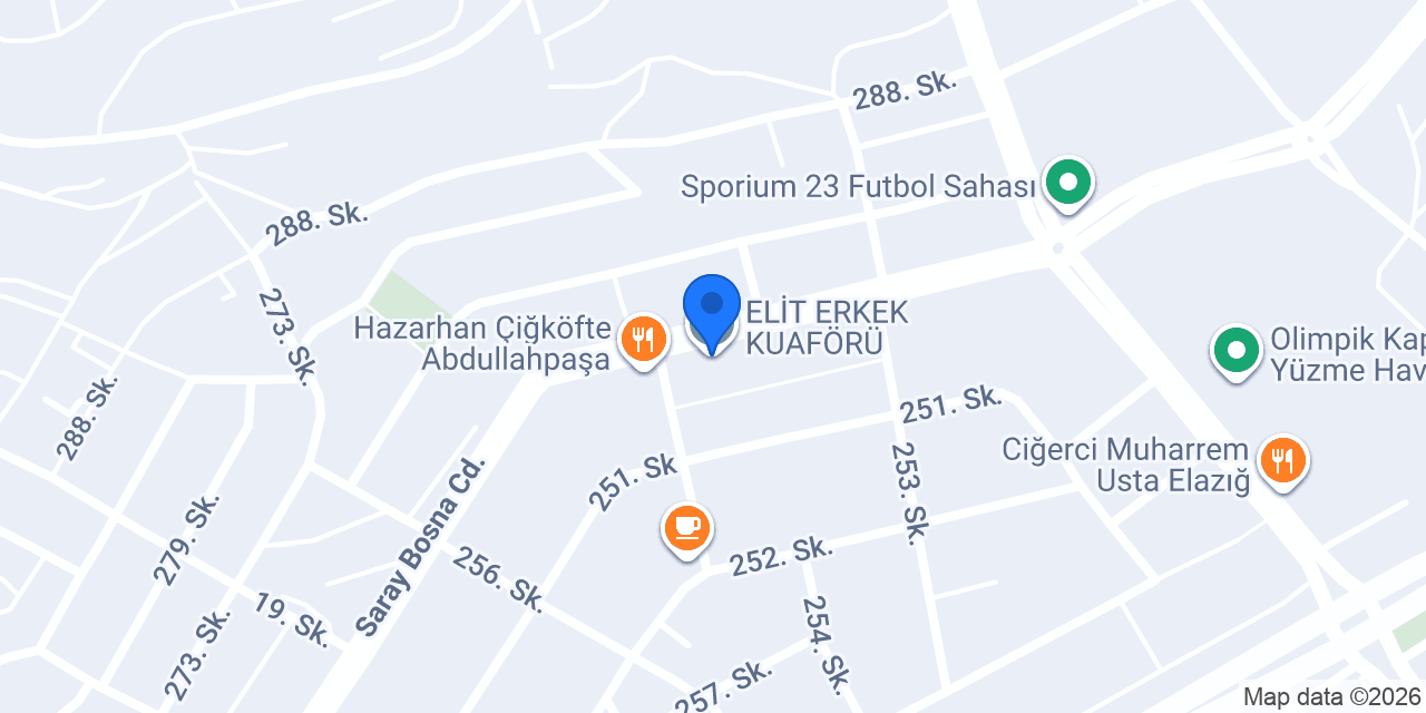 ELİT ERKEK KUAFÖRÜ konumu