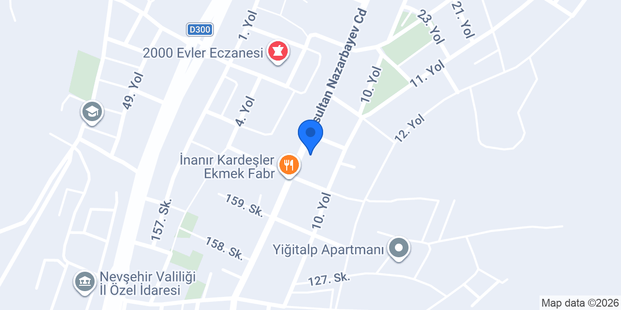 BERBER VOLKAN'ım konumu