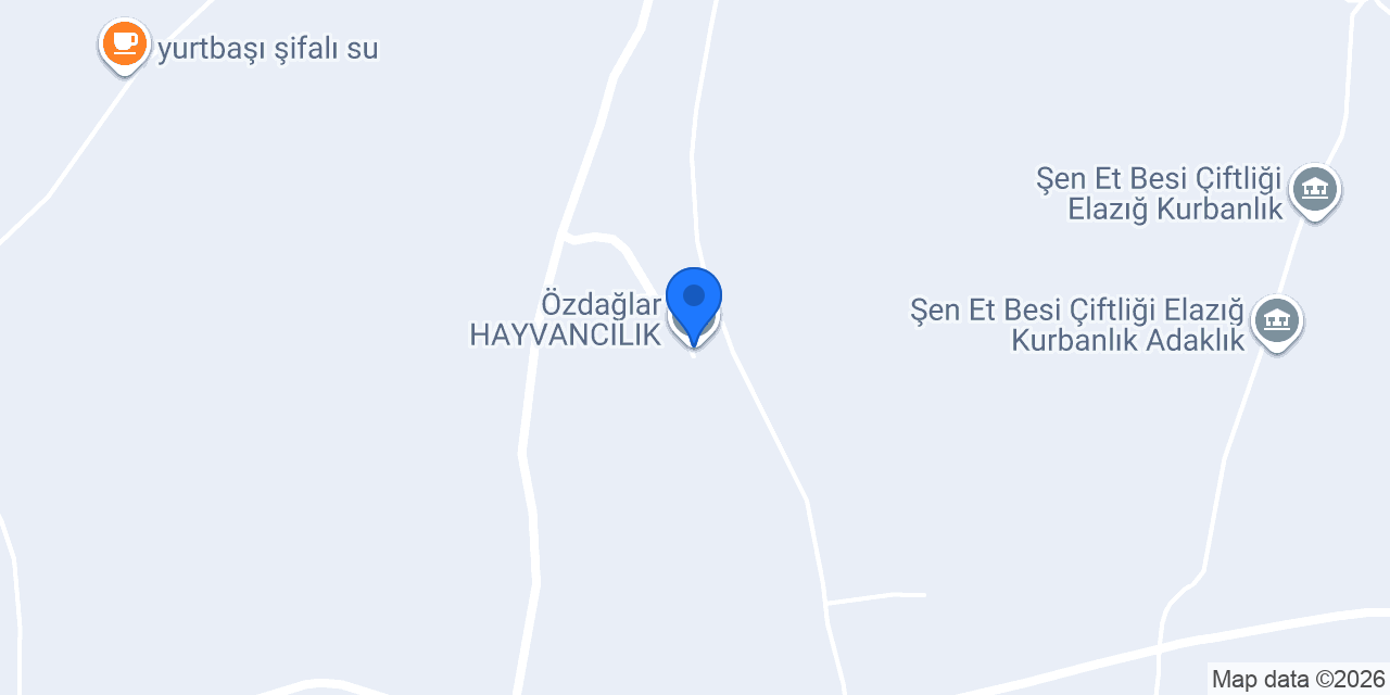 Özdağlar HAYVANCILIK konumu