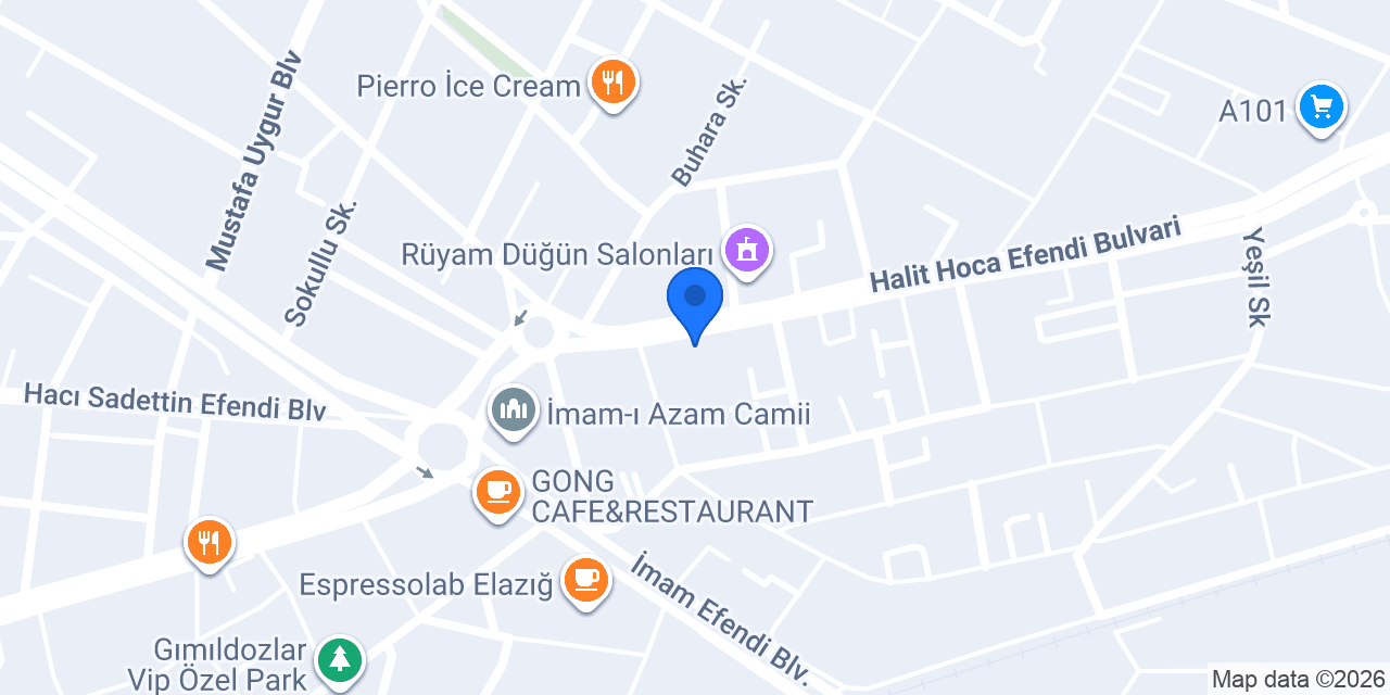 MİR DEKOR ELAZIĞ konumu
