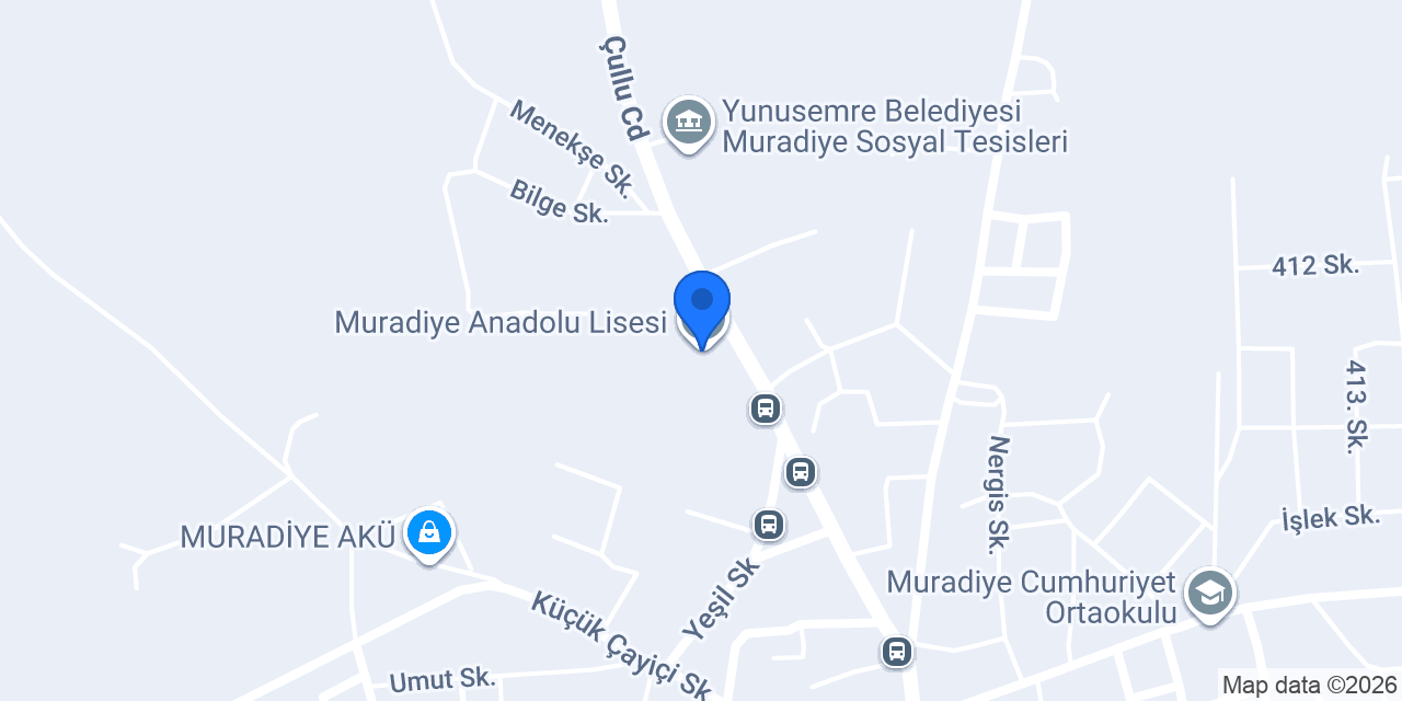 Muradiye Anadolu Lisesi konumu