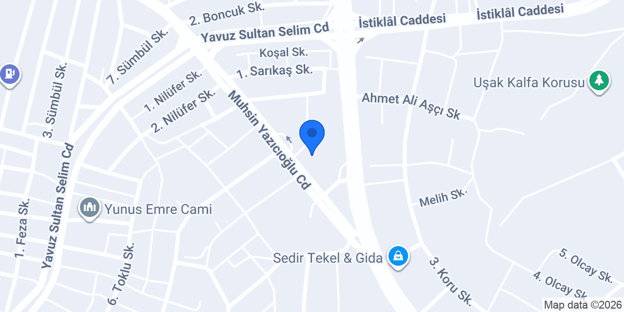 Erşahin halı yıkama konumu