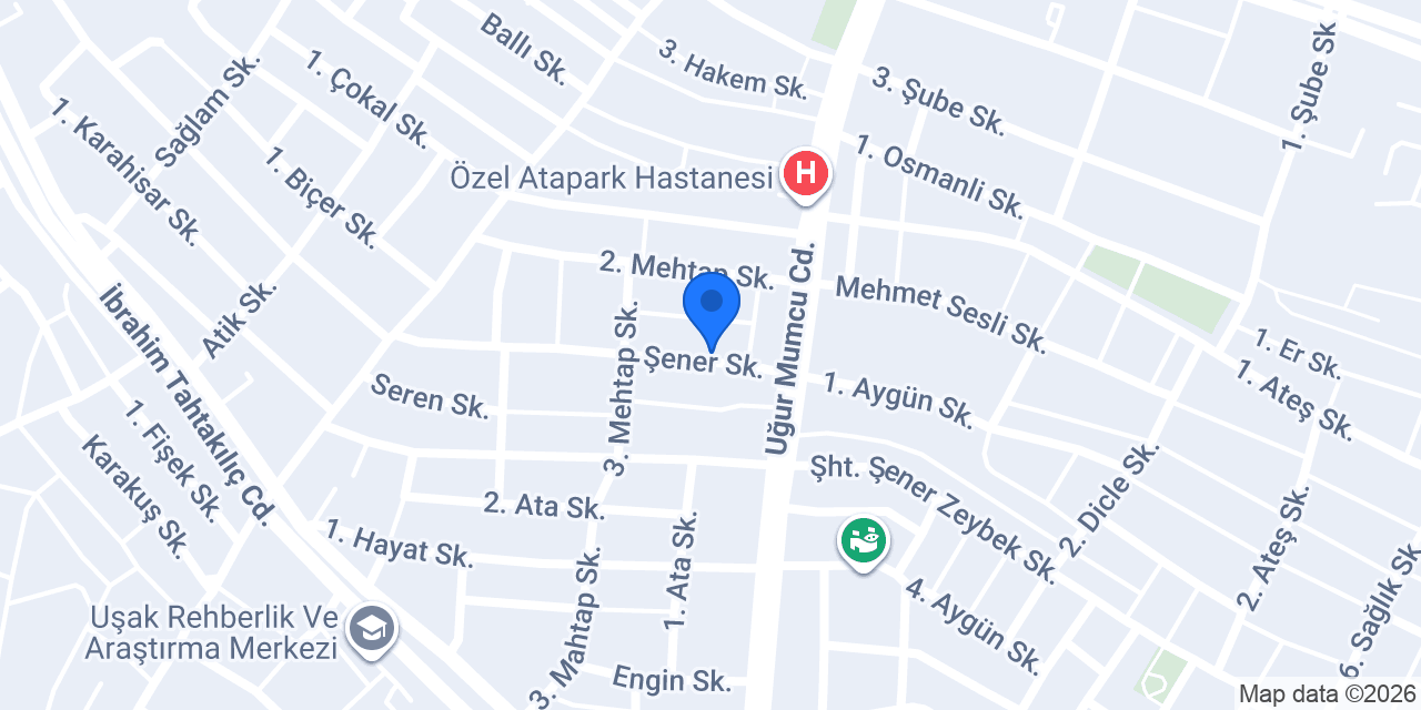 Uşak Dondurmacı Amca Bayii konumu