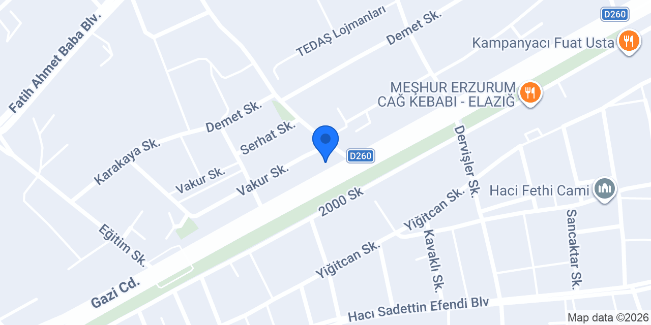 Barut Elektrik & Aydınlatma konumu
