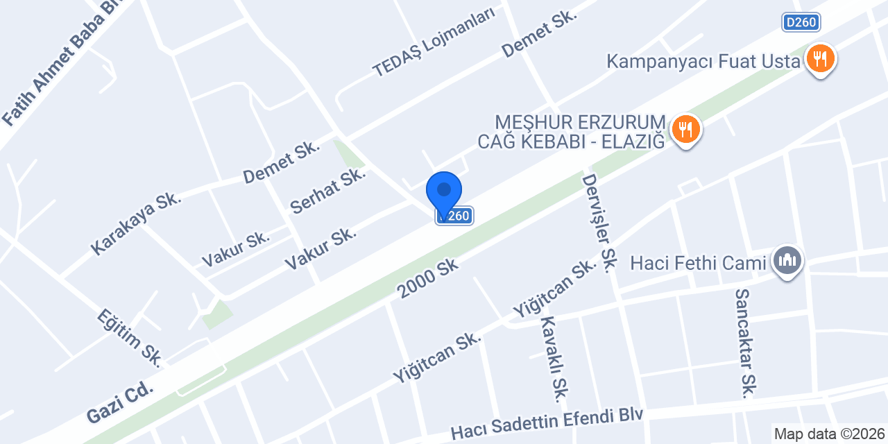 Özelim Pastanesi konumu