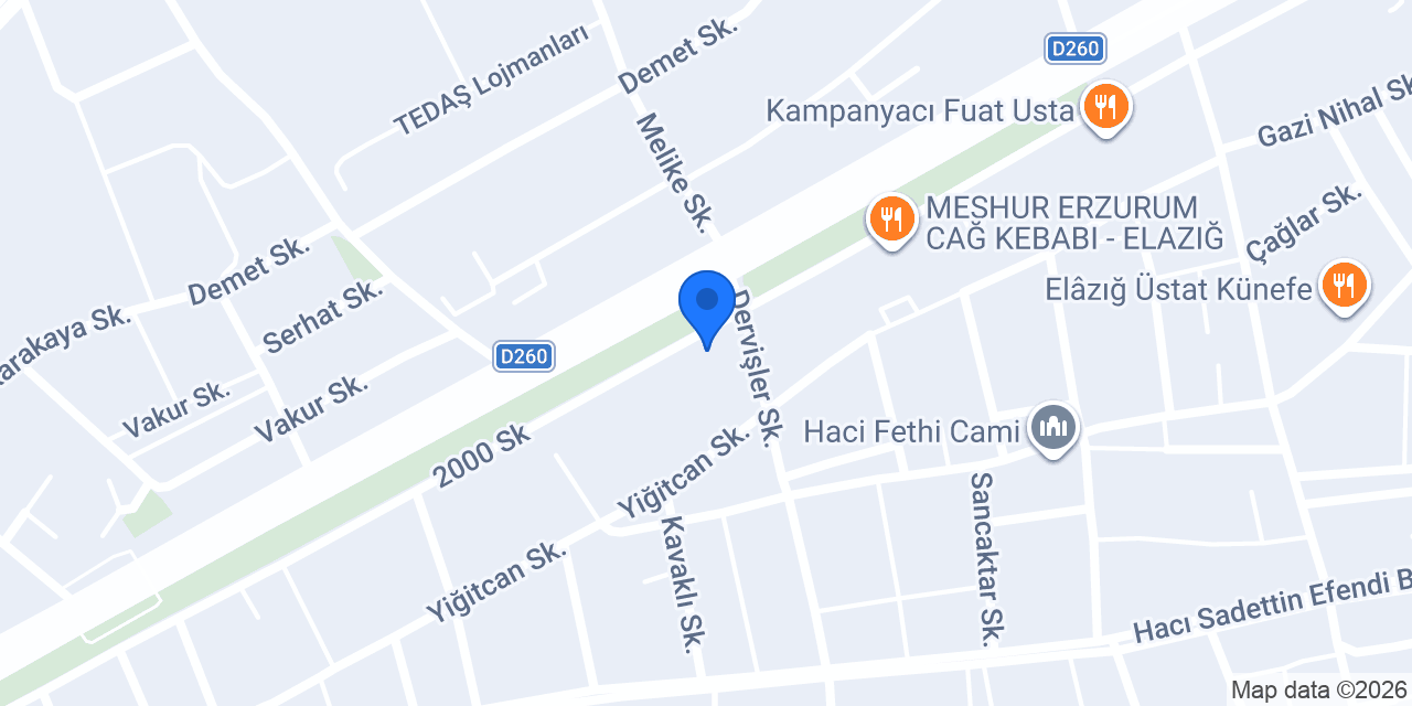 ŞEKERDAĞ MOBİLYA SETTE GARDEN konumu
