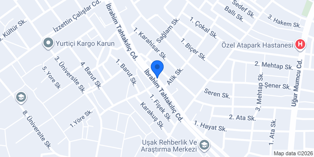 ÇINAR AKADEMİ SEGEM konumu