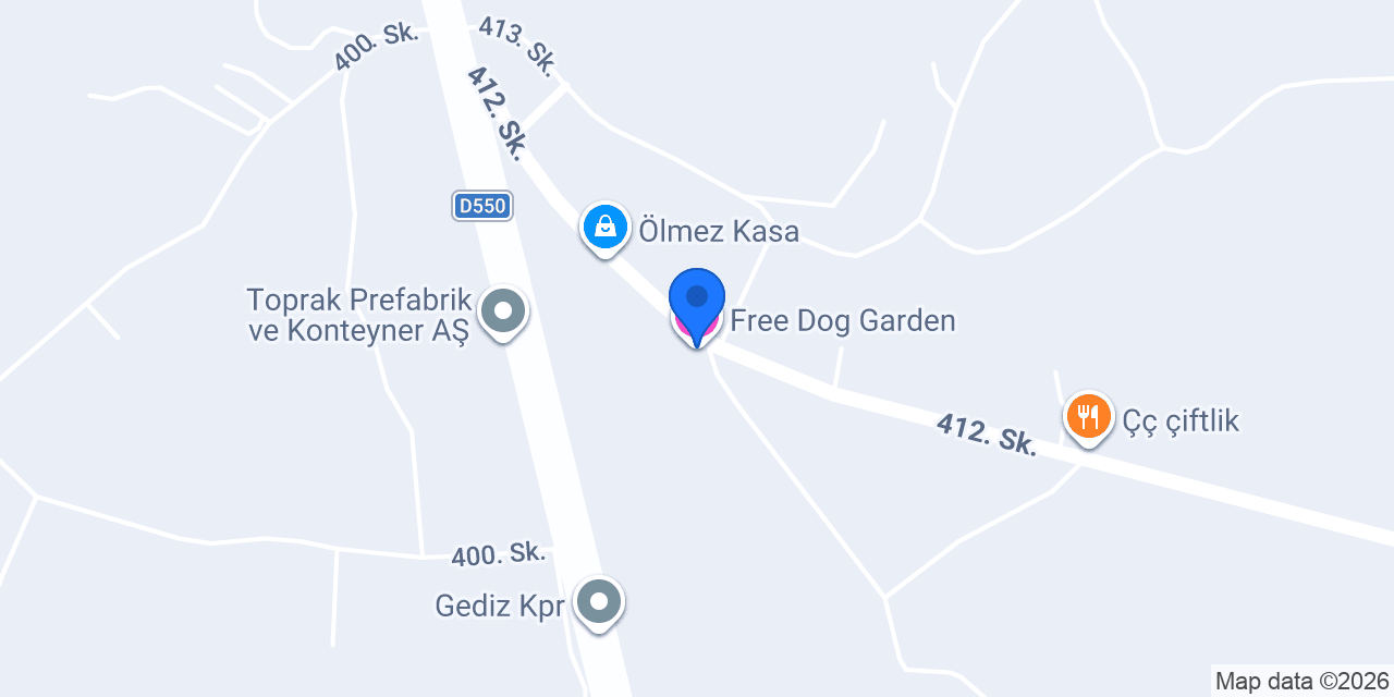 Free Dog Garden konumu
