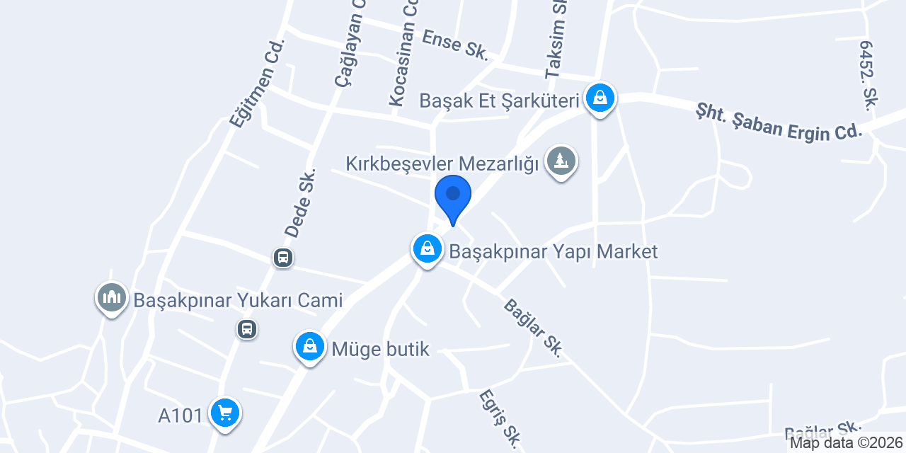 Başakpınar Pide Fırını konumu