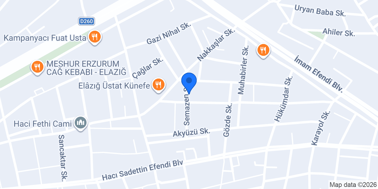 Nurettin Coiffure konumu