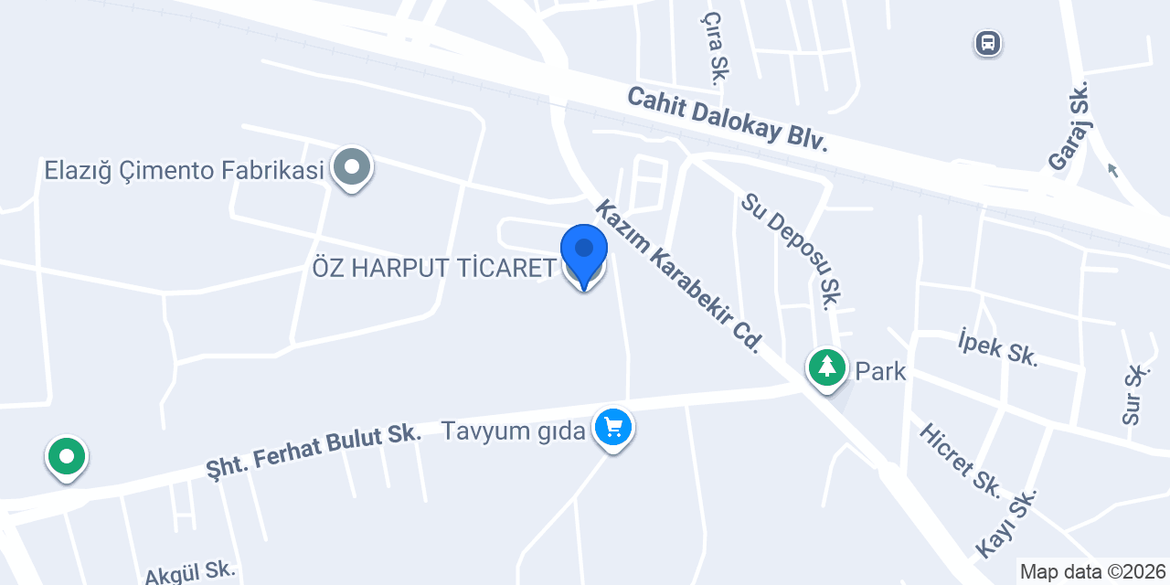 ÖZ HARPUT TİCARET konumu