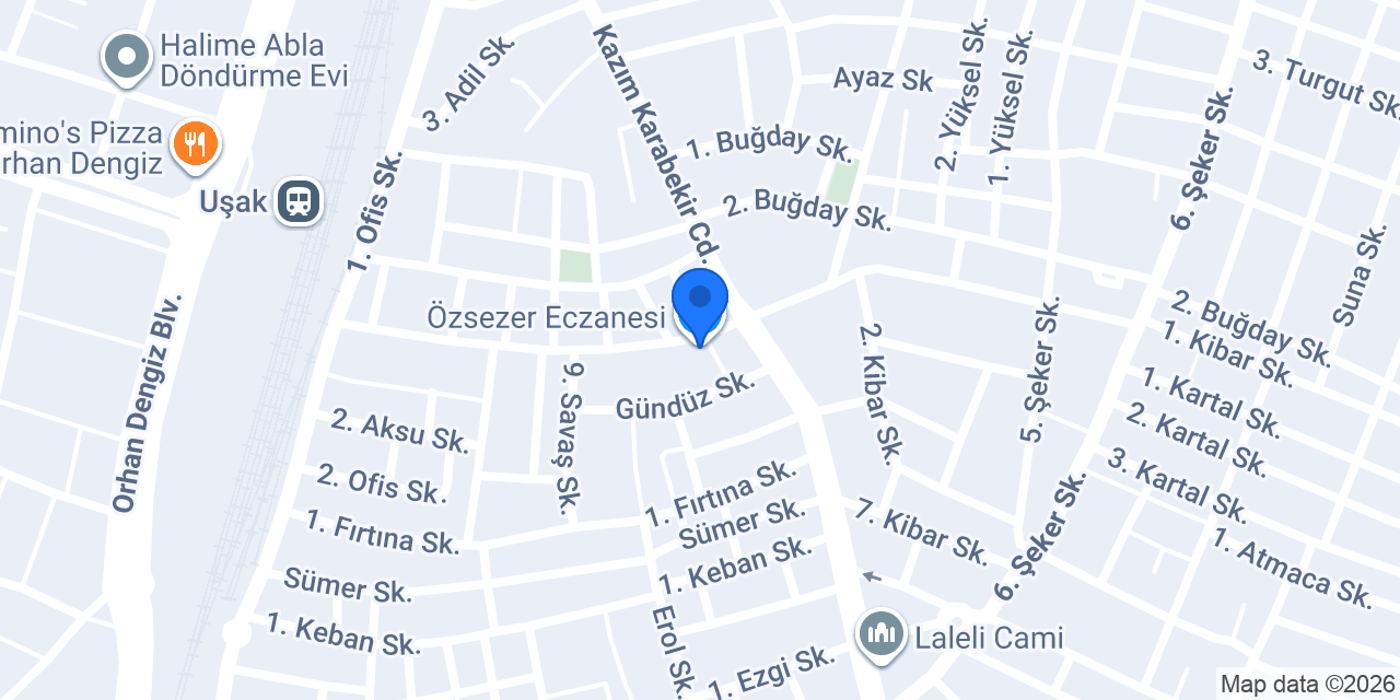 Özsezer Eczanesi konumu