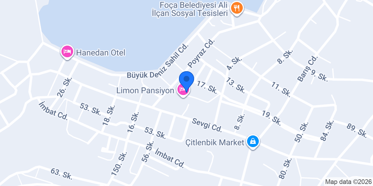 Limom Emlak Foça konumu