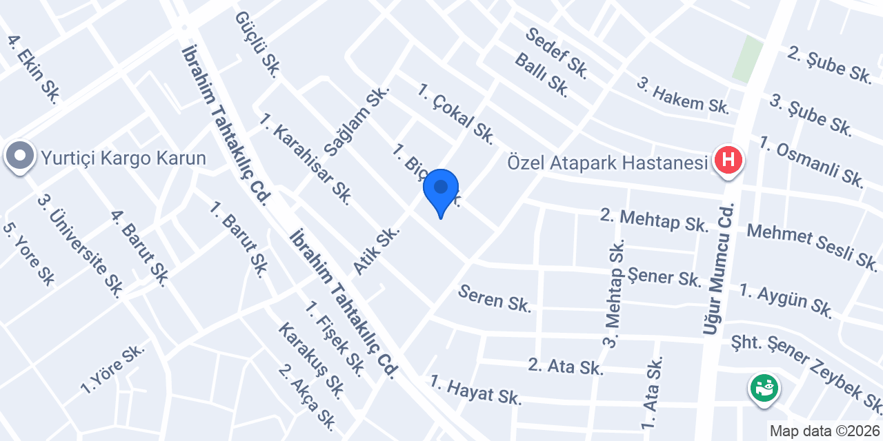 ÖZEL UŞAK SU ANAOKULU konumu