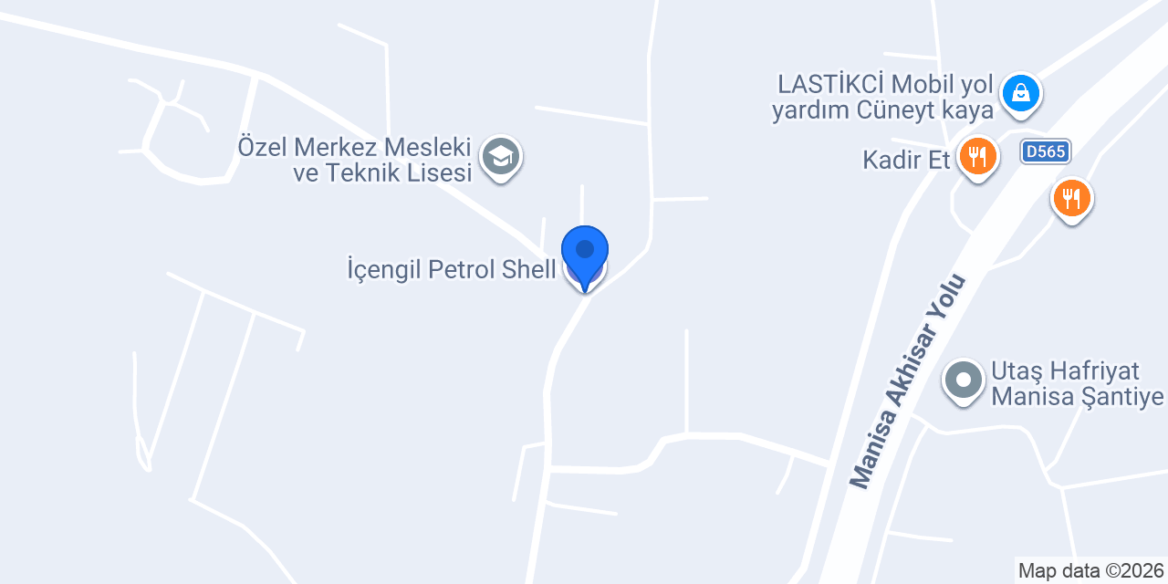 İçengil Petrol Shell konumu